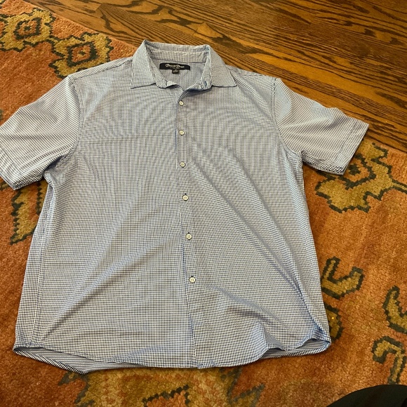 Men’s Desert Dunes size M blue/white shirt - Picture 1 of 1